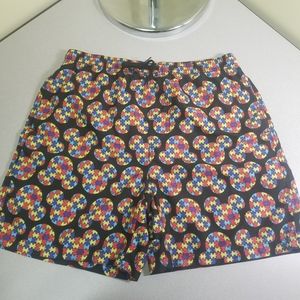 Disney Swim Trunks Mickey Mouse puzzle piece design